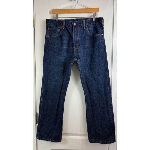 Levi's Men's 517 Bootcut Jeans Dark Wash Size 33 x 27 - Picture 1 of 10